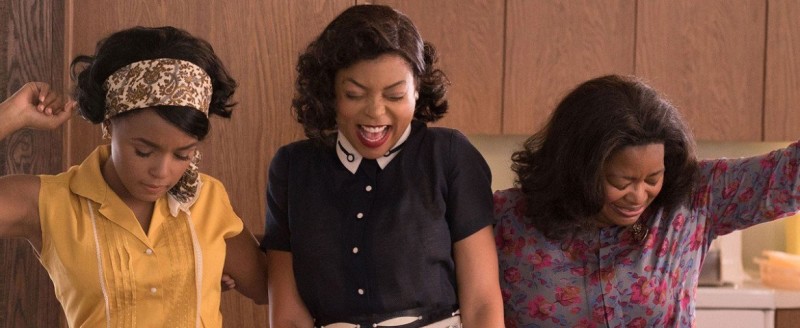 Janelle Monáe, Taraji P. Henson e Octavia Spencer em Estrelas Além do Tempo (20th Century Fox)