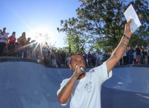 Lançamento do livro Skate Educa, Skate Salva e entrevista com uma lenda do skate brasileiro